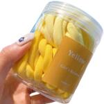 HARAHU Elastice de păr TH-38250 - Galbenă KP38250