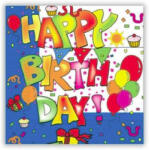  Kokliko Happy Birthday szalvéta 20 DARABOS, 33x33 cm FSC