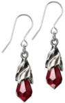 Alchemy Gothic fülbevaló - Empyrean Tear - Red - E437R