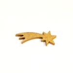  Hullócsillag, arany. Mérete: 2, 8 cm