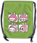  Labubu - Rózsaszín pizsiparti tornazsák (550318)