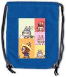  Labubu - Színes karakter kollázs tornazsák (805137)