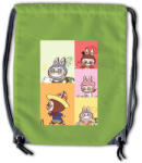  Labubu - Színes karakter kollázs tornazsák (405157)