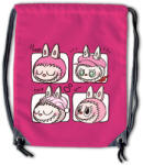  Labubu - Rózsaszín pizsiparti tornazsák (748567)