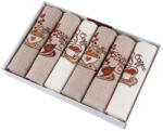 decoDoma Set prosoape bucătărie vafelă CAFEA 40 x 60 cm 6 buc Prosop
