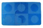 Sn Deco Group Set baie mic 2 piese Circle albastru 50x80+50x40 Covor baie