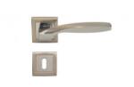 Sn Deco Group Maner Premium SN LUNA cu rozeta rotunda E8-K1, culoare nichel satinat/crom