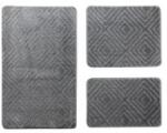 Sn Deco Group Set baie 3 Piese Classic Gri 60x100+50x60+40x60 Covor baie