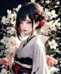 NORIMPEX - Puzzle Tablou Diamant: Fată în kimono 30x40cm - 1 - 39 piese
