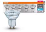 OSRAM Set 5x Becuri LED BASE PAR16 GU10 2, 6W =35W 4000K 230lm 36st Osram