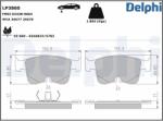 DELPHI set placute frana, frana disc DELPHI LP3860 (LP3860)