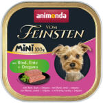  Animonda Vom Feinsten 64x100g animonda vom Feinsten Adult Mini Marha, kacsa & oregánó nedves kutyatáp