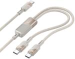 hoco. Kábel 2 az 1-ben USB C-ről USB C-re / USB C Hoco 5A 100W 1, 2 m U139 arany
