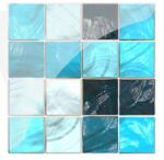 Original Deals dekoratív matrica szett, falra vagy csempére, 10 x 10 cm, 0, 19 m2, különleges modell, univerzális alkalmazás, 19 db (22AGL0905)