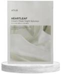 ANUA Heartleaf Cream Mask Night Solution Éjszakai nyugtató fátyolmaszk ezüst szirtőr kivonattal, 25 ml