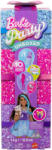 Mattel Barbie, Party Unboxed Glam Party, papusa cu surprize, set violet Papusa Barbie