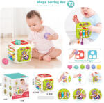 Chipolino Образователна играчка 6 в 1 Chipolino - Куб сортер (DIG02468862)