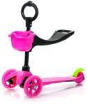 meteor Pink 3 az 1-ben Roller Üléssel és Kosárral Gyerekeknek
