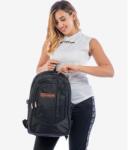 GIVOVA Közepes Hátizsák - Kényelmes és Stílusos Mindennapokra 15 LITER fekete