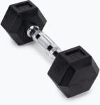 Bauer Fitness HEX gumírozott súlyzó 20 KG fekete