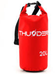 THUNDER Vízhatlan hátizsák, tágas SUP, evezős táska 20L vörös