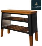 MASURIA Nexo kültéri polc és tálaló Fekete (MShNb)