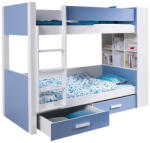  Emeletes ágy Henderson 141 (Fehér + Kék)