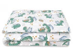  Baby Shop ágynemű huzat 100*135 cm - szürke/zöld sárkány