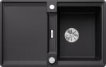 BLANCO ADIRA 45 S-F Silgranit mosogatótálca fekete tart. , excenterrel (527593)