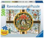 Ravensburger - Karácsonyi Énekesmadarak - XXL 500 darabos kirakó (16835)