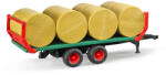  Bálaszállító pótkocsi 8 körbálával