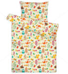  Gyermek paplan, párna garnitúra, Sárga róka (90×140 cm + 40×50 cm)