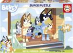 Educa - Puzzle Bluey din lemn - 100 piese Puzzle