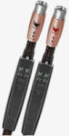 AudioQuest Cablu 2XLR - 2XLR AudioQuest Pegasus, Level 6 noise Dissipation with Graphene, Solid PSC+ 1m