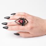 Alchemy gothic Пръстен ALCHEMY GOTHIC - Black Widow - R222B