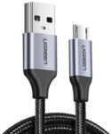 UGREEN USB-Micro USB kábel, QC 3.0, 2.4A, 1.5m (fekete), Micro USB kábel