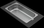ELLECI ELLECI- Tároló edény egyrészes gourmet 378 inox HPL kerettel (KF051065IN) - ellecimarkabolt