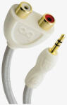 AudioQuest Cablu splitter 1 x Jack3.5 tata la 2 x RCA mama Audioquest FLX Mini/RCA Splitter, 15cm