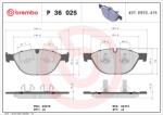 BREMBO Set placute frana BREMBO P 36 025 (P 36 025)