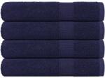 vidaXL Кърпи FROGN 4 бр. тъмносини 100x200 см 360 г/м2 (136795)