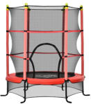 ForAll Balance B7105F Trambulină de Exterior cu Diametru de 140 cm cu Plasă de Protecție Roșie (B7105F)