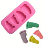  Baba lábnyom szilikon öntőforma