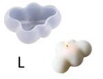  Felhő szilikon öntőforma L