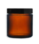  Barna üvegtégely fedővel - 180 ml