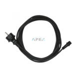 Somogyi Elektronic KSH 5 hálózati csatlakozó kábel, 5 m, kül- és beltéri kivitel, fekete - webmuszaki