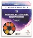 KOH-I-NOOR Vízfesték, 24 darabos, 22, 5 mm, KOH-I-NOOR "Brillant (7270013001)