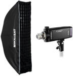Godox AD200PRO II - Csík Softbox Szett (200W - 25x100 - 2, 6m)