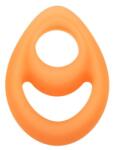 CalExotics California Exotics Alpha Glow-In-The-Dark Liquid Silicone Teardrop Ring Orange