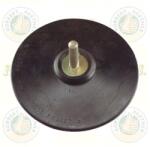  Gumitányér fúrógéphez - tépőzáras, Ø125mm, Ø8mm-es befogó szárral