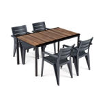 Keter Amari 4+1 szett dió-grafit 260568_246188_4